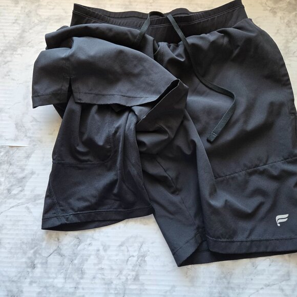 Fabletics Men's Athletic Shorts with Elastic Waistband & Drawstring - Sz L - Picture 4 of 9